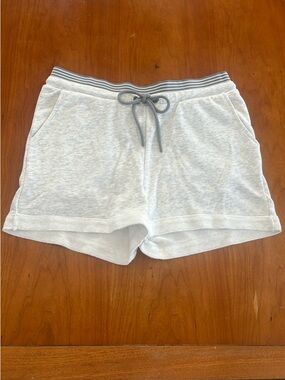 Marc NY Andrew Marc Performance Jersey Drawstring Scuba Shorts. Heathered Grey.